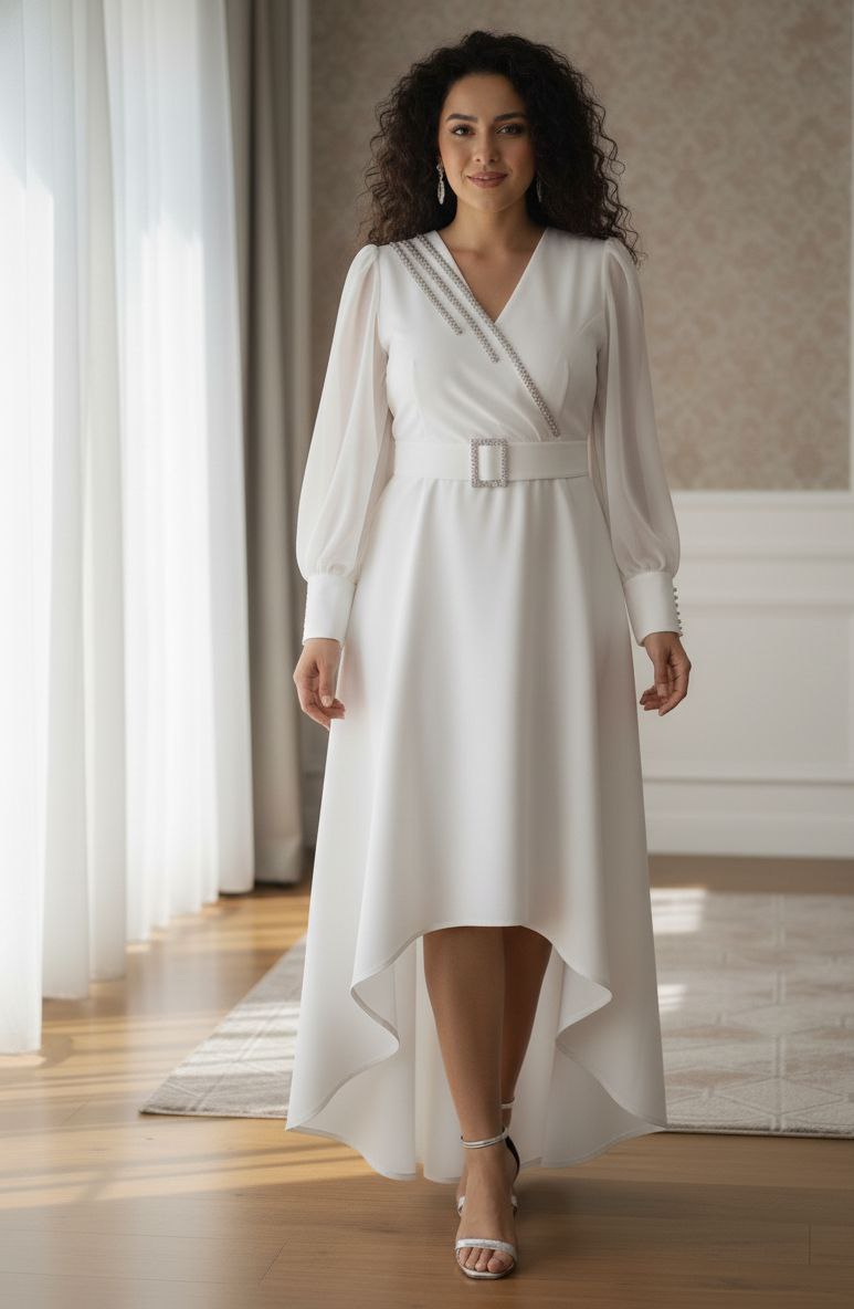 Robe blanche - Elégante et simple