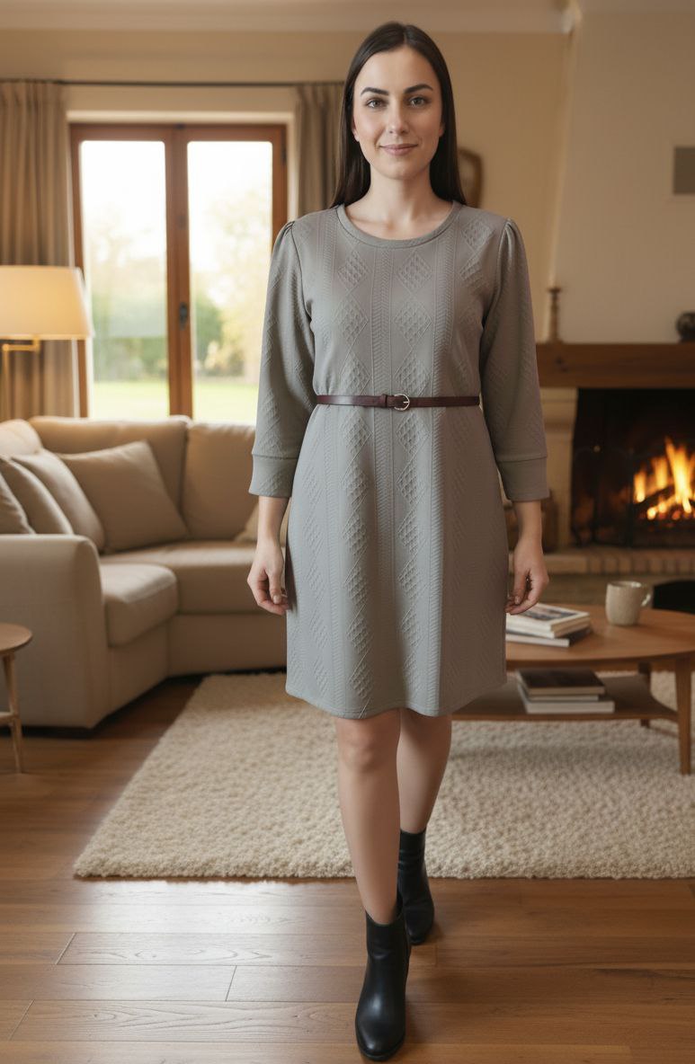 Robe d’hiver - Elégante pour sortie